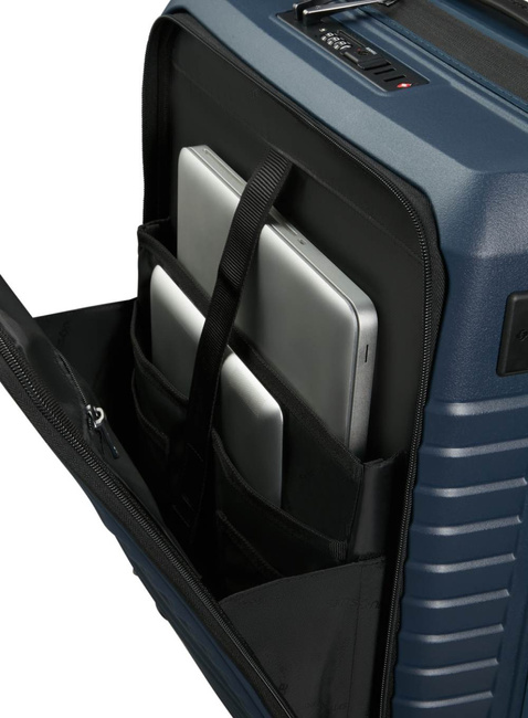 Walizka kabinowa z kieszenią na laptopa Samsonite Intuo EXP Easy Access - blue nights