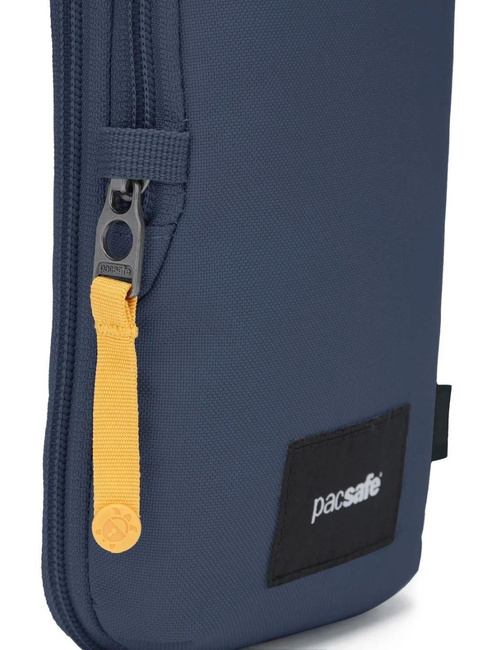 Saszetka antykradzieżowa na dokumenty Pacsafe Go Tech Crossbody - coastal blue