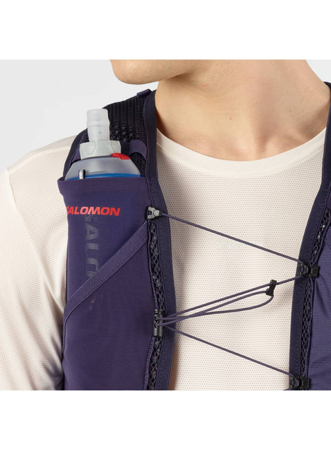 Kamizelka do biegania Salomon Active Skin 4 GRVL - maritime blue / astral aura / haute red