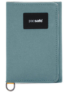 Portfel antykradzieżowy Pacsafe RFIDsafe Trifold Wallet - fresh mint