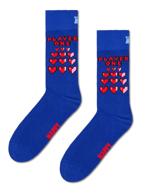 Skarpety 2 pary Happy Socks 2-Pack Gift Set - pixelated heart / good game