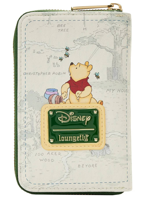 Portfel dziecięcy Loungefly x Disney Zip Around Wallet - Winnie the Pooh classic book