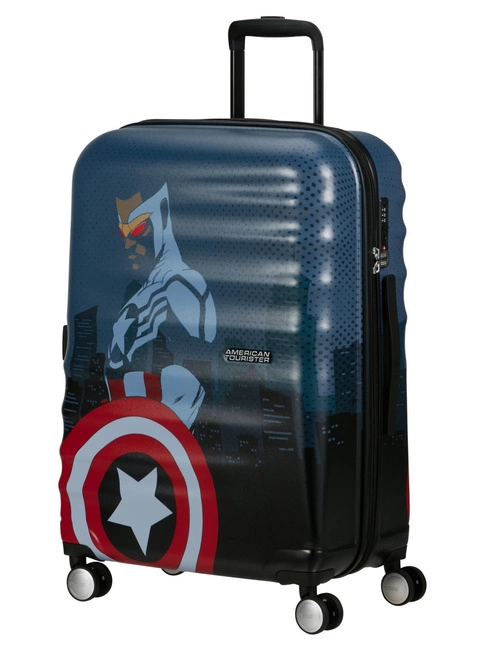 Walizka średnia American Tourister Wavebreaker Marvel - Captain America