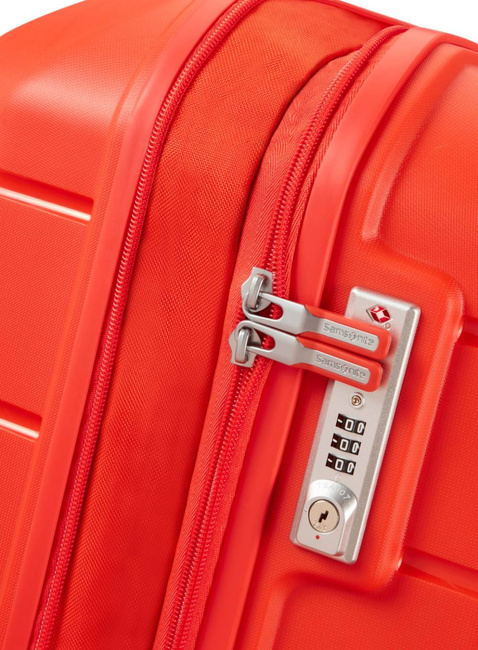 Walizka duża Samsonite Flux - tangerine red