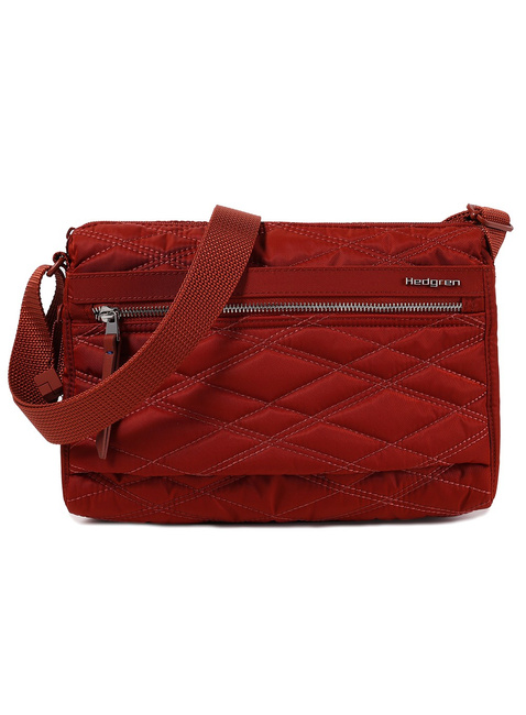 Torebka na ramię Hedgren Eye M RFID - brandy brown