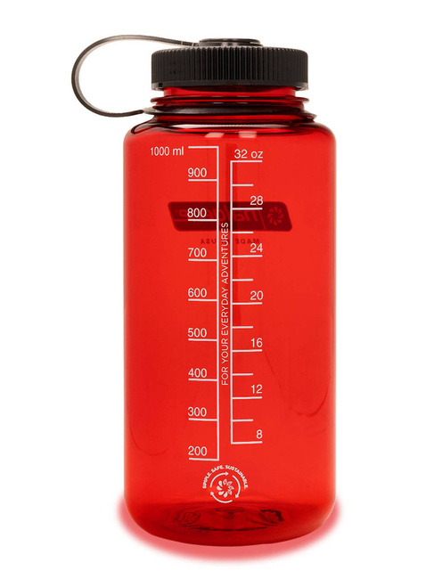 Butelka turystyczna Nalgene Wide Mouth Sustain 1 l - red