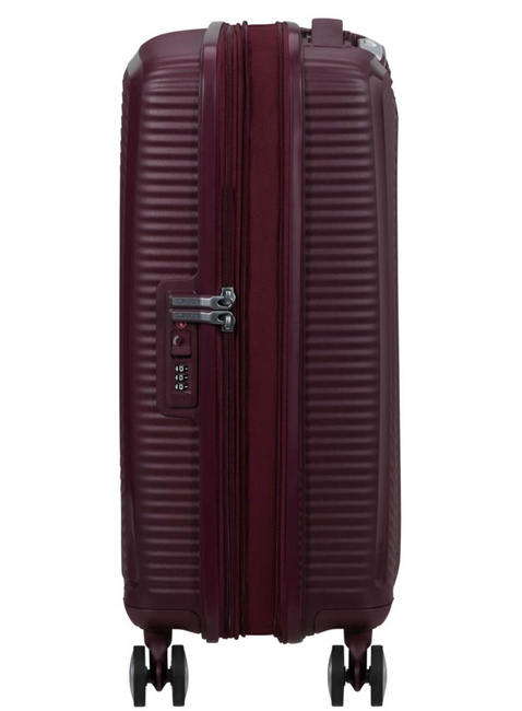Walizka mała American Tourister Soundbox EXP - wild cherry
