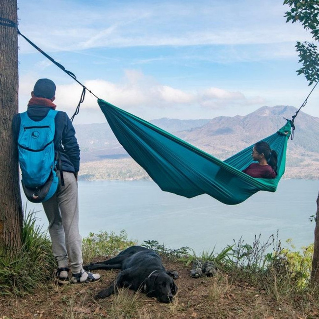 Hamak jednoosobowy Ticket To The Moon Compact Hammock - dark green