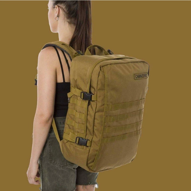 Plecak podręczny na laptopa CabinZero Military 44 l - desert sand