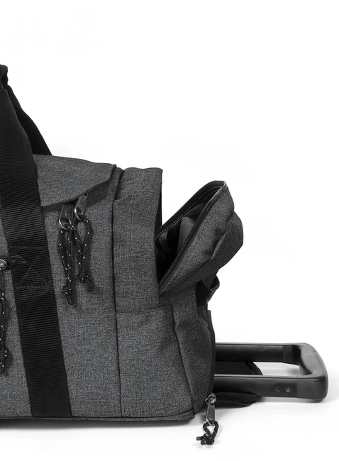 Mała torba podróżna Eastpak Leatherface S+ - black denim