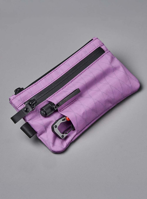 Organizer saszetka Alpaka Zip Clutch - mulberry