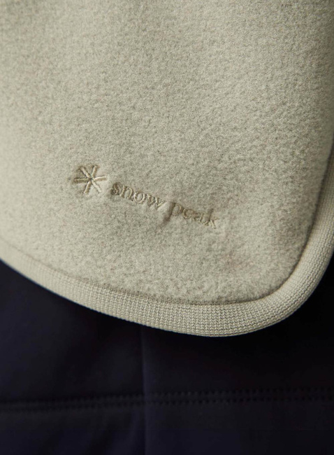 Szalik Snow Peak Water-Repellent Fleece Stole - light grey