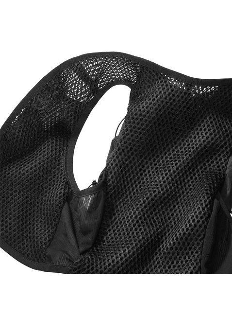 Kamizelka do biegania Salomon Active Skin 12 No flasks - black / metal