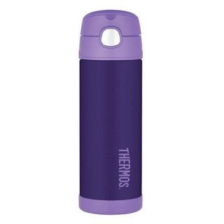 FUNtainer termos dziecięcy ze słomką 470 ml Thermos - purple
