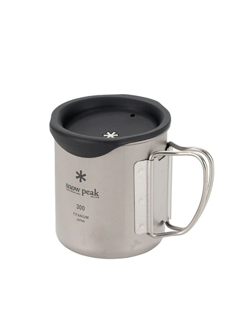 Pokrywka silikonowa do kubka Snow Peak 300 ml Silicone Lid - black
