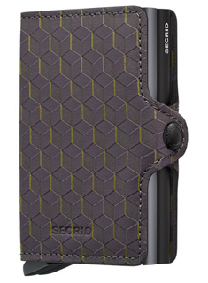 Portfel kieszonkowy RFID Twinwallet Secrid Optical - grey / yellow