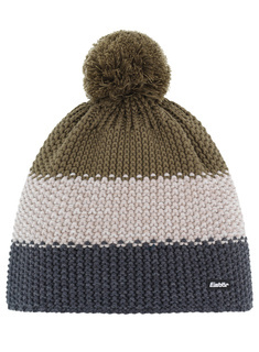 Czapka zimowa z pomponem Eisbar Star Pompon RL - multicolored / grey / green