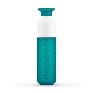 Wielorazowa butelka podróżna Dopper Original 450 ml - tidal teal