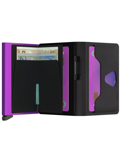 Portfel kieszonkowy RFID Secrid Bandwallet TPU - black / fuchsia