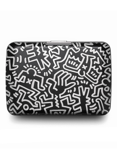 Portfel aluminiowy Ogon Design Stockholm V2 - Keith Haring white
