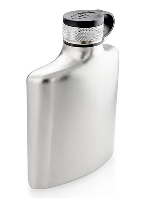 Stalowa piersiówka GSI Outdoors Hip Flask 177 ml - brushed