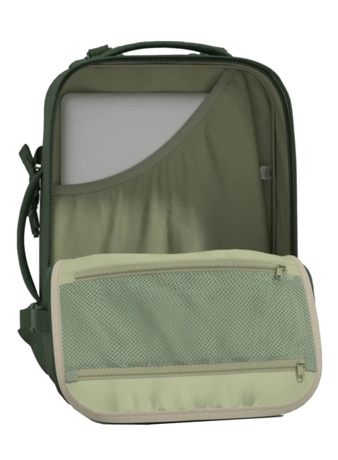 Plecak 2w1 podręczny miejski CabinZero Military 28 l - mystic green