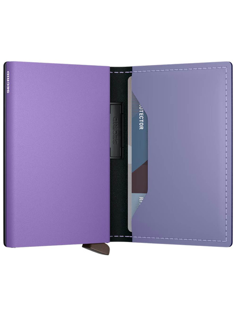 Portfel kieszonkowy RFID Secrid Bandwallet Matte - lilac / violet