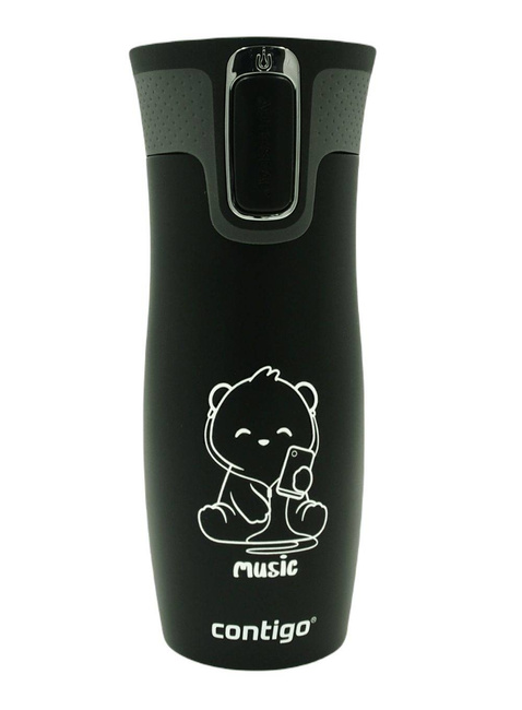 Kubek termiczny Contigo West Loop - music teddy / black