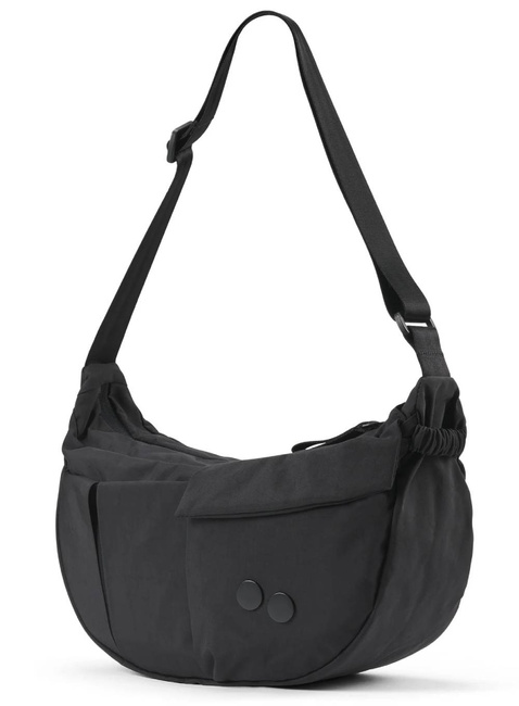 Torba na ramię Pinqponq Krumm Medium - crinkle black