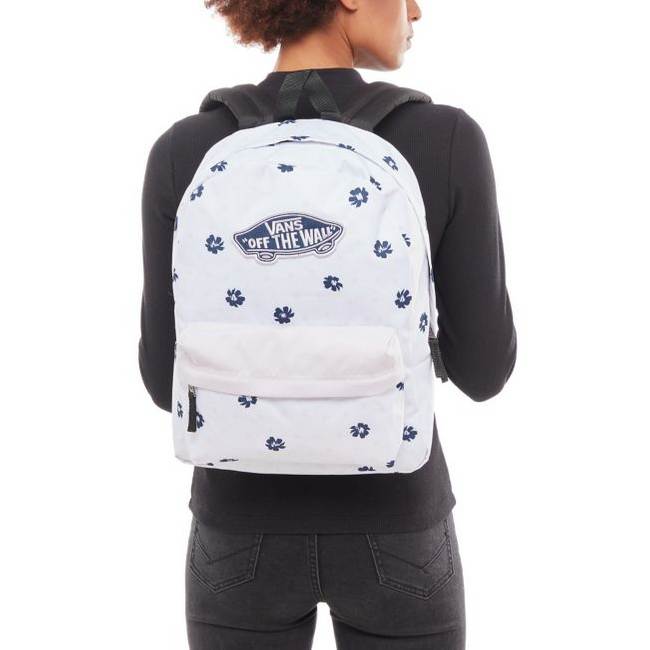 Vans Realm plecak szkolny - white abstract