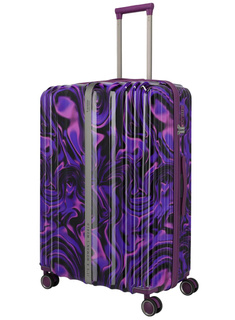 Walizka duża Travelite Lascana - purple swirl