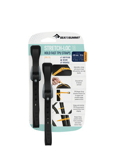 Dwa paski mocujących Sea To Summit Stretch-Loc TPU Straps 18 - black