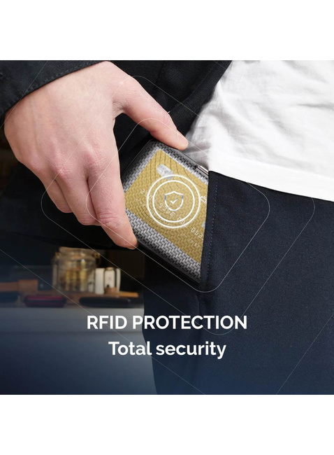 Portfel aluminiowy Ogon Design Stockholm Card Case Premium V3 - leopard