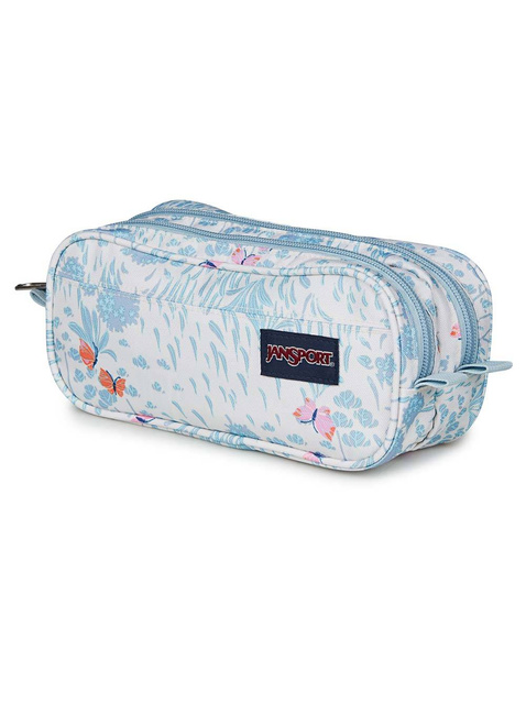 Piórnik dwukomorowy JanSport Large Accessory Pouch - fluttering fields