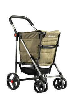 Wózek na zakupy składany Rolser Basket Polar - khaki