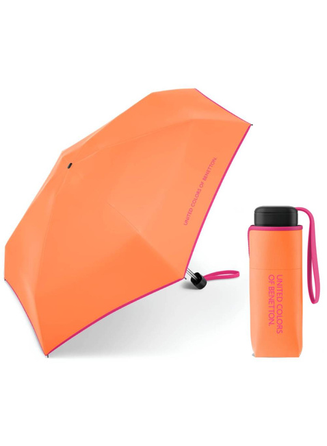 Parasol manualny Benetton Ultra Mini Flat - nectarine