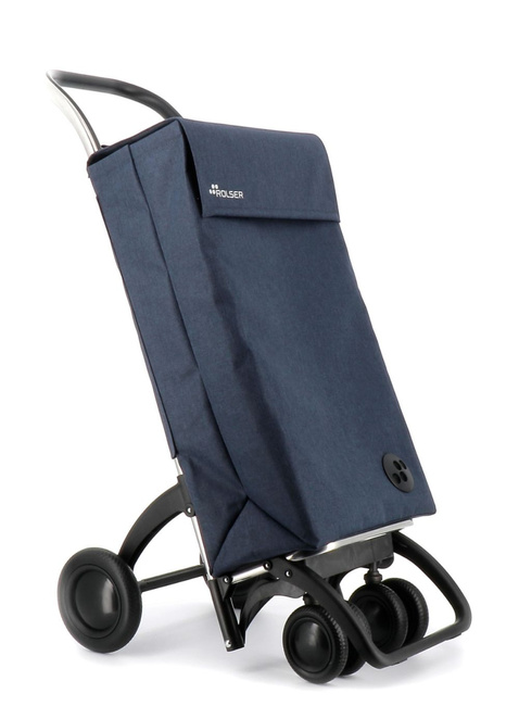 Wózek na zakupy Rolser Sbelta Tweed 4x4 - navy blue