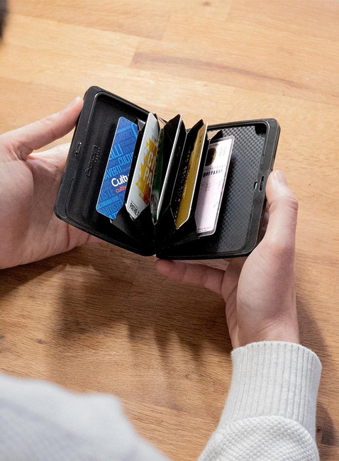 Portfel RFID na karty Ogon Design Smart Case V2 Large - stone grey