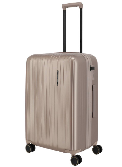 Walizka średnia Travelite Barbara Novelty EXP - satin nude