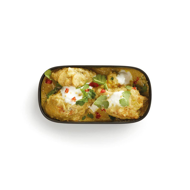 Dwupoziomowy lunchbox Lekue TO GO 2 x 500 ml - turquoise