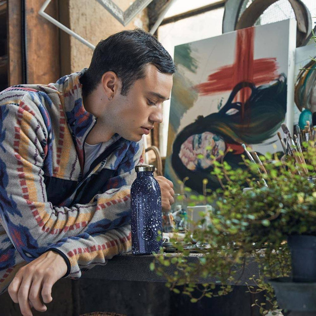 Butelka termiczna 24Bottles Clima 500 ml - ebony rose