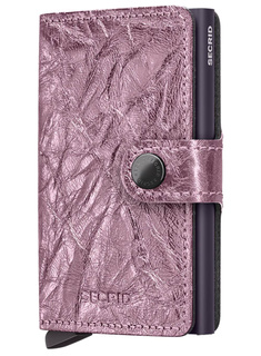 Secrid kompaktowy portfel z RFID Miniwallet Crunch - pink