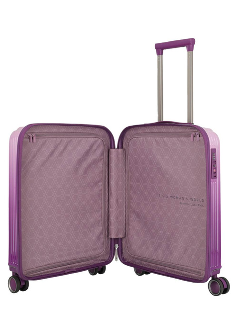 Walizka kabinowa Travelite Lascana - purple degrade