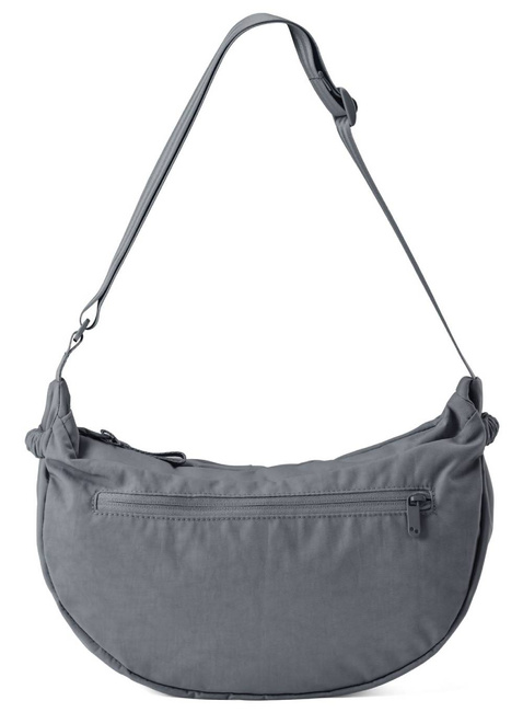 Torba na ramię Pinqponq Krumm Medium - crinkle grey