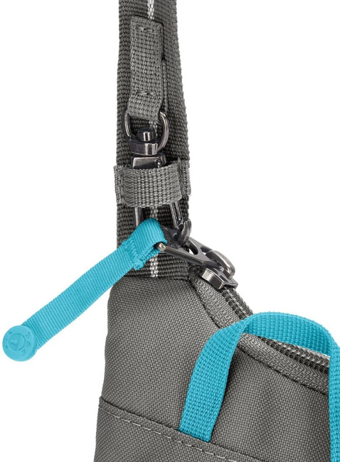 Saszetka antykradzieżowa na dokumenty Pacsafe Go Tech Crossbody - stone