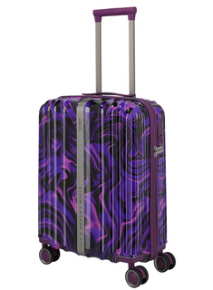 Walizka kabinowa Travelite Lascana - purple swirl