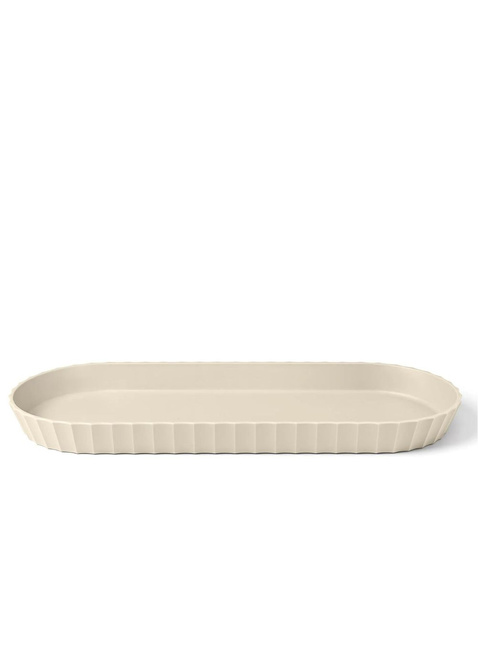 Taca owalna do serwowania Blim+ Minerava M - brown sugar