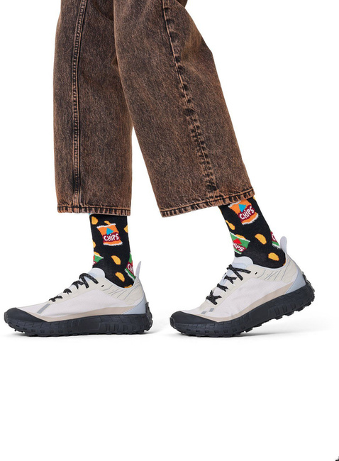 Skarpety unisex Happy Socks - black / chips bag