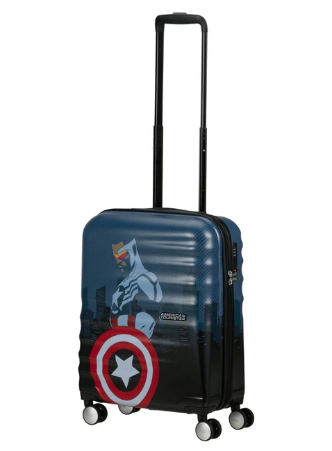 Walizka kabinowa American Tourister Wavebreaker Marvel - Captain America