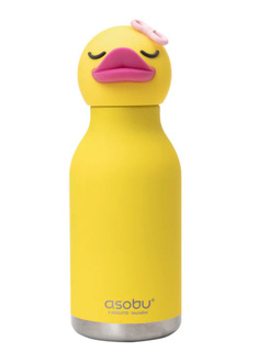 Butelka termiczna dziecięca Asobu Bestie Bottle 0,46 l - ducky